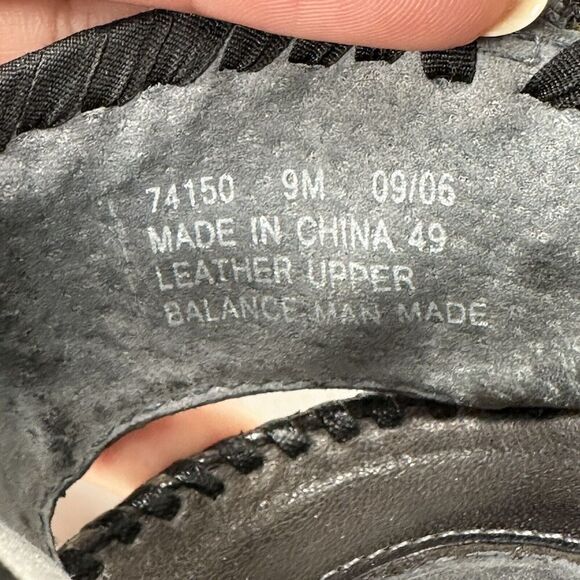 Vtg Clarks Artisan Sandals 9M Buckle Straps Mary Jane Wedge Retro Boho 74150 - Picture 13 of 14